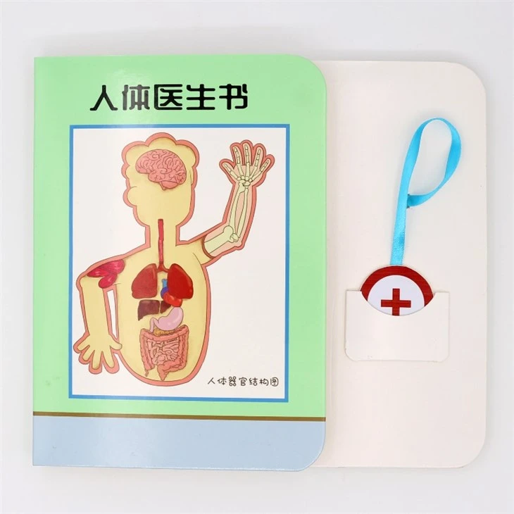 Learning Medical Knowledge Customize Voice Board Book For Kids