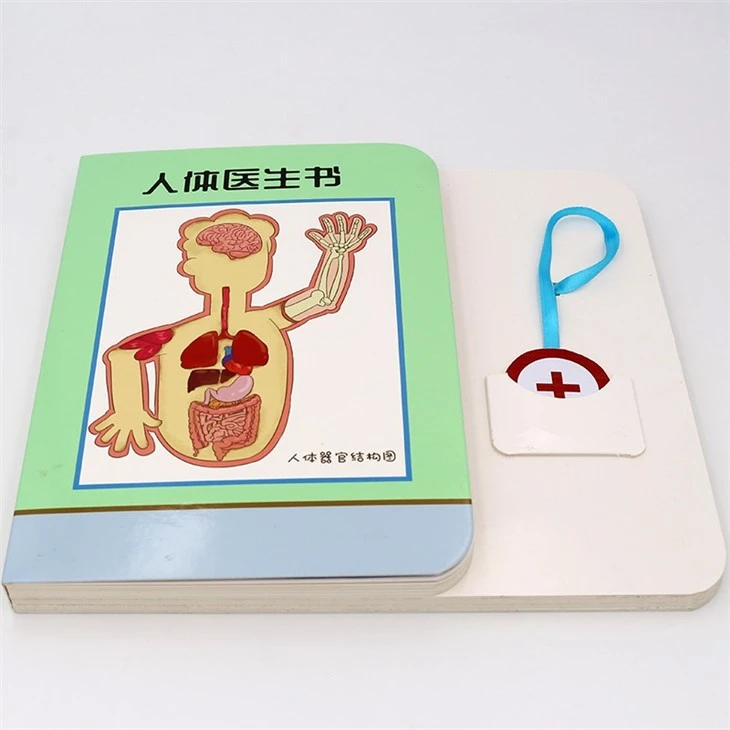 Learning Medical Knowledge Customize Voice Board Book For Kids