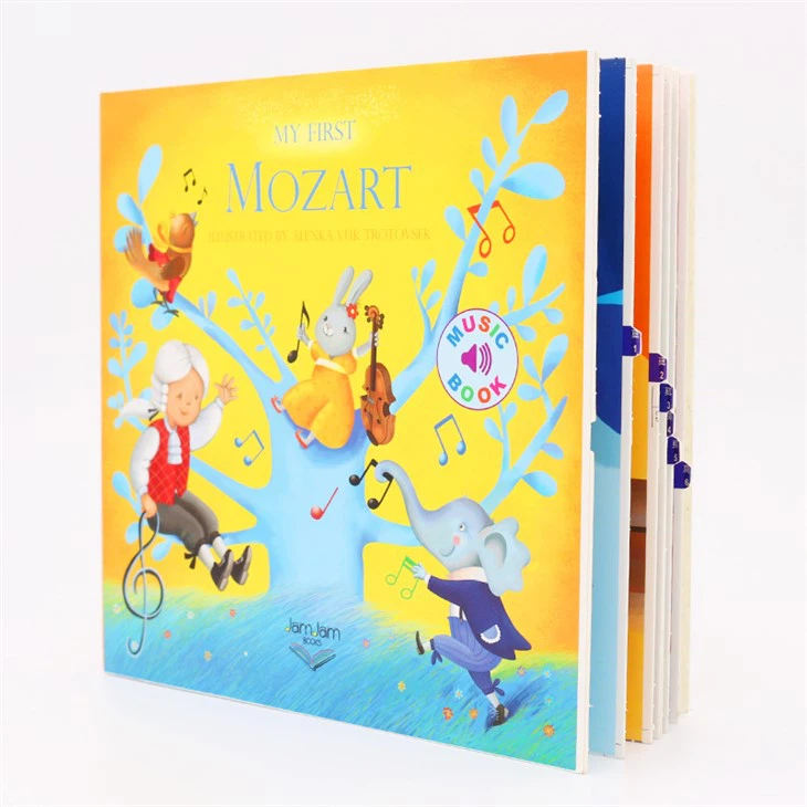 Custom Colorful Music Book